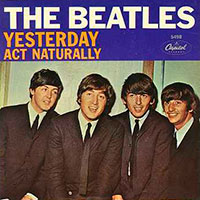 Обложка сингла группы «The Beatles» с песней «Yesterday»